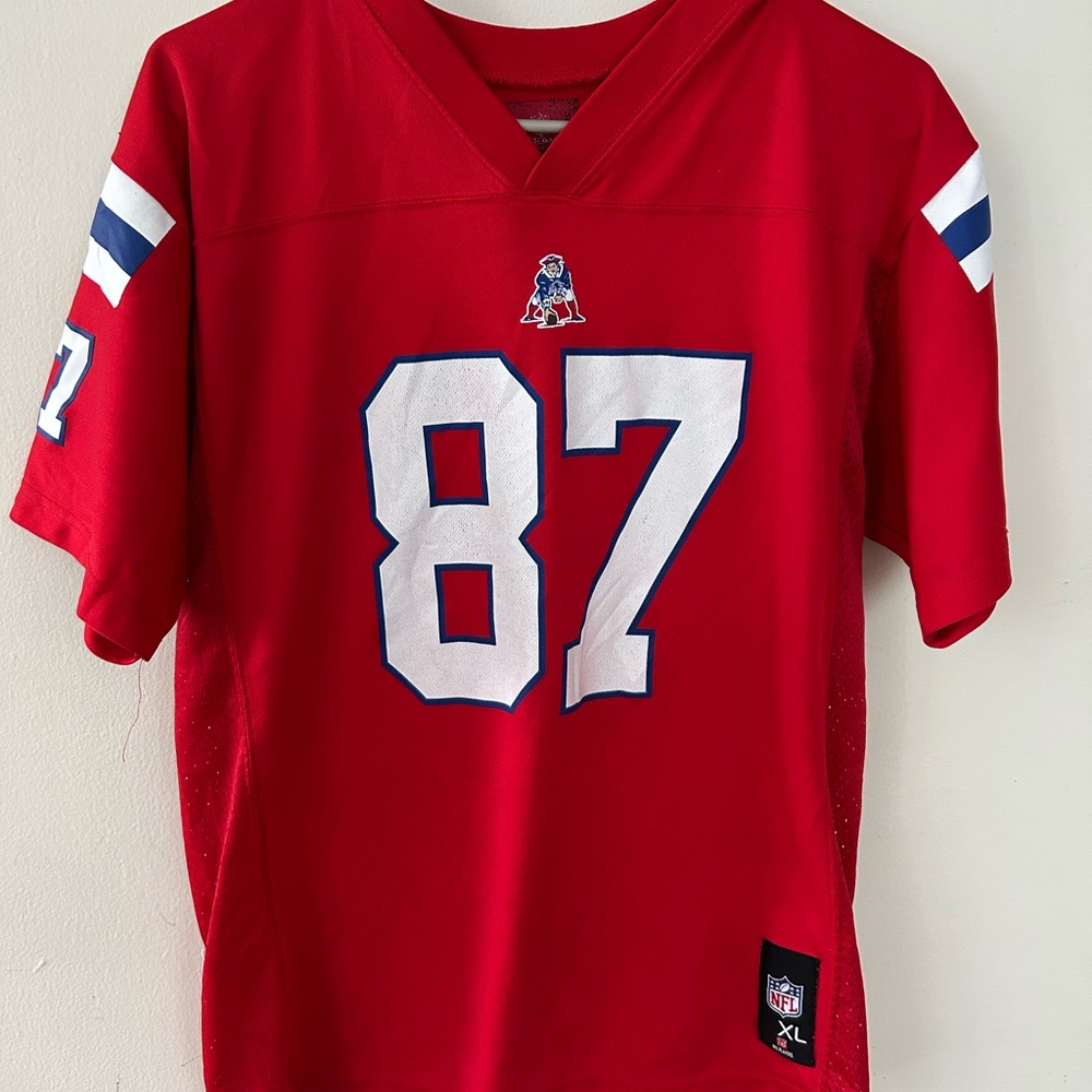 NFL Patriots Jersey/ Gronk Boys XL Nylon